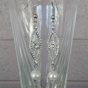 Trendy 'Evil Eye' Charm with Freshwater Pearls